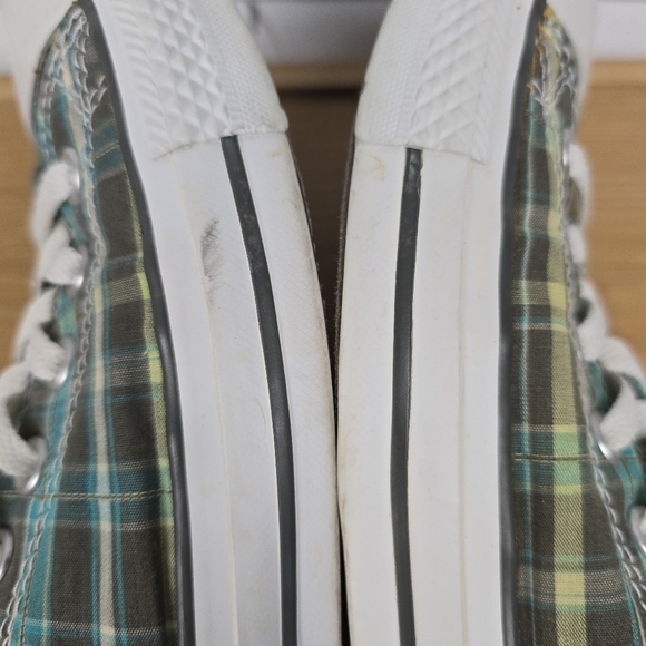 Converse Plaid Low-Top Sneakers - Picture 9 of 13